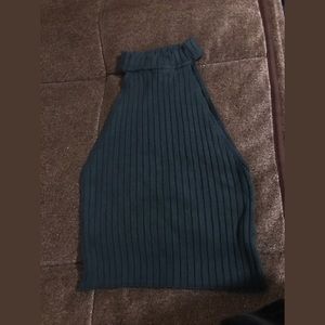 Forever 21 Green Crop top Small